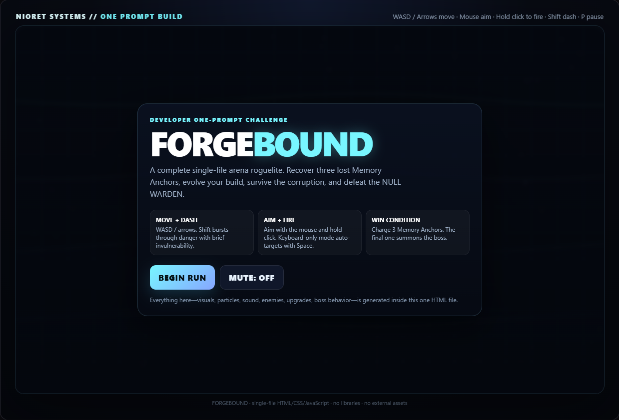 FORGEBOUND cover